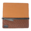 wr6.9 Flat Rust Interior Tan StrapsCo Waxed Canvas Watch Roll for 4 Watches Nylon Leather