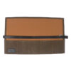 wr7.11 Flat Khaki Interior Tan StrapsCo Waxed Canvas Watch Roll for 5 Watches Nylon Leather