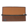 wr7.9 Flat Rust Interior Tan StrapsCo Waxed Canvas Watch Roll for 5 Watches Nylon Leather