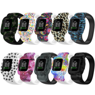 g.r59 All Color StrapsCo Silicone Strap for Garmin Vivofit Jr. 3 Rubber Watch Band