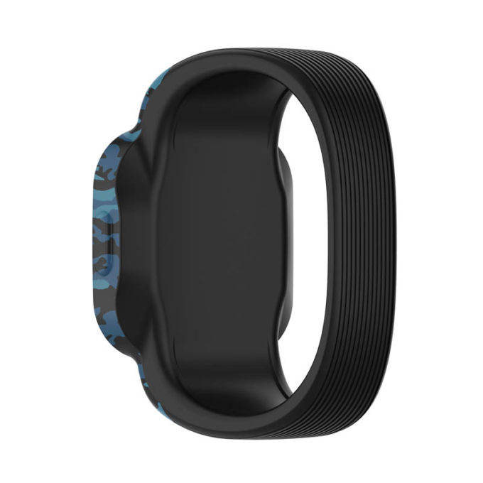g.r59.d Back Blue Camo StrapsCo Silicone Strap for Garmin Vivofit Jr. 3 Rubber Watch Band