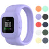 g.r60 Gallery Purple Popcorn StrapsCo Rubber Band for Garmin Vivofit Jr. 3 Silicone Watch Strap