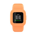 g.r60.12 Front Orange StrapsCo Rubber Band for Garmin Vivofit Jr. 3 Silicone Watch Strap