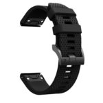 g.r71.1 Alternate Black StrapsCo Silicone Strap for Garmin Fenix 5S Rubber Watch Band