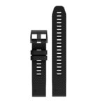 g.r71.1 Upright Black StrapsCo Silicone Strap for Garmin Fenix 5S Rubber Watch Band