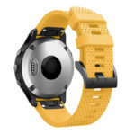 g.r71.10 Back Yellow StrapsCo Silicone Strap for Garmin Fenix 5S Rubber Watch Band