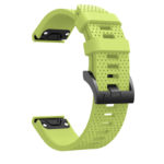 g.r71.11 Alternate Green StrapsCo Silicone Strap for Garmin Fenix 5S Rubber Watch Band