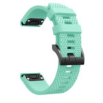 g.r71.11a Alternate Aqua StrapsCo Silicone Strap for Garmin Fenix 5S Rubber Watch Band