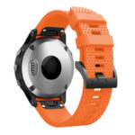 g.r71.12 Back Orange StrapsCo Silicone Strap for Garmin Fenix 5S Rubber Watch Band