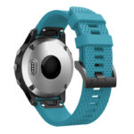 g.r71.5 Back Blue StrapsCo Silicone Strap for Garmin Fenix 5S Rubber Watch Band