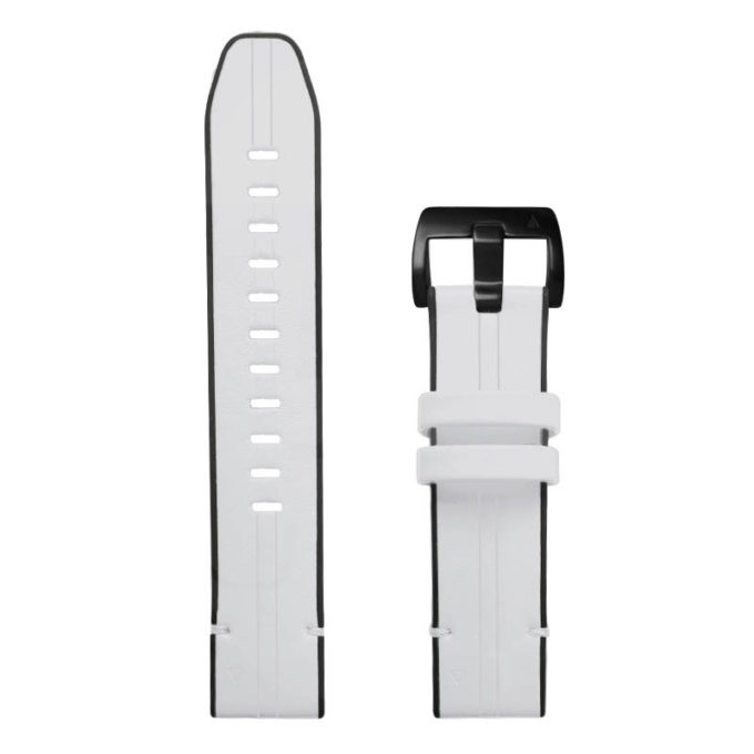 g.r73 22 22 Upright White StrapsCo Silicone Strap for Garmin Fenix 5 5 Plus 6 Forerunner 935 Quatix