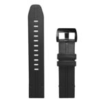 g.r73.1 22 Upright Black StrapsCo Silicone Strap for Garmin Fenix 5 5 Plus 6 Forerunner 935 Quatix