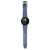 s.l1.5 Main Blue StrapsCo Genuine Leather Silicone Hybrid Strap for Samsung Galaxy Watch 4 Rubber Band
