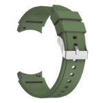 s.r26.11 Back Dark Green StrapsCo Silicone Strap for Samsung Galaxy Watch 4 Rubber Watch Band