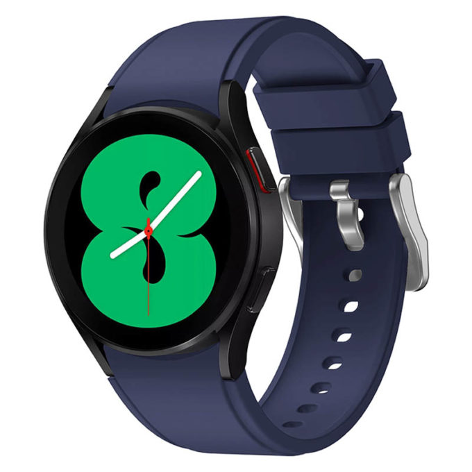 s.r26.5a Main Midnight Blue StrapsCo Silicone Strap for Samsung Galaxy Watch 4 Rubber Watch Band