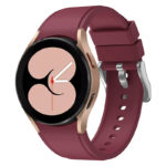 s.r26.6a Main Wine Red StrapsCo Silicone Strap for Samsung Galaxy Watch 4 Rubber Watch Band