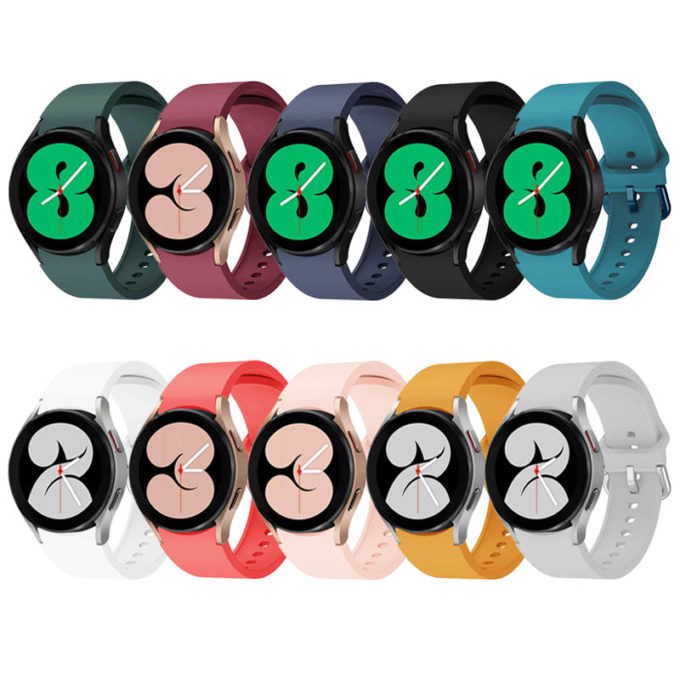 s.r27 All Color StrapsCo Rubber Strap for Samsung Galaxy Watch 4 Silicone Band