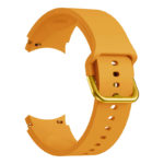 s.r27.12 Back Mustard Orange StrapsCo Rubber Sport Strap for Samsung Galaxy Watch 4 Silicone Band
