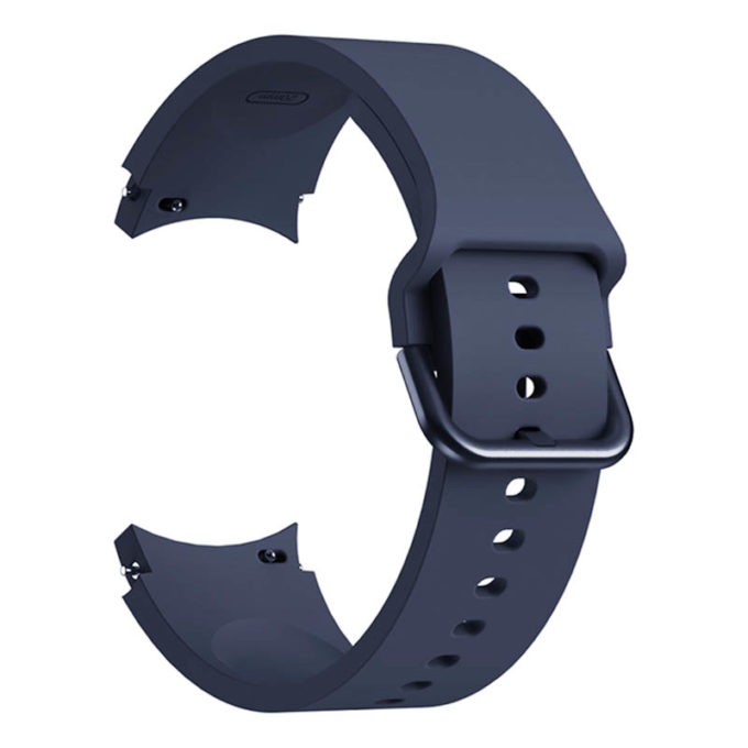 s.r27.5a Back Navy StrapsCo Rubber Sport Strap for Samsung Galaxy Watch 4 Silicone Band