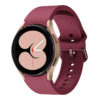s.r27.6a Main Sangria Red StrapsCo Rubber Sport Strap for Samsung Galaxy Watch 4 Silicone Band