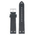 ds22.1 Main Black DASSARI V Stitch Vintage Distressed Leather Watch Band Strap Quick Release 18mm 19mm 20mm 21mm 22mm 24mm