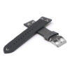 Ds22.5 Cross Slate Blue DASSARI V Stitch Vintage Distressed Leather Watch Band Strap Quick Release 18mm 19mm 20mm 21mm 22mm 24mm