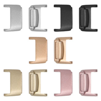fb.ad5 All Color StrapsCo Stainless Steel Strap Adapter for Fitbit Luxe Metal 12mm