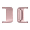 fb.ad5 .13 Pink StrapsCo Stainless Steel Strap Adapter for Fitbit Luxe Metal 12mm
