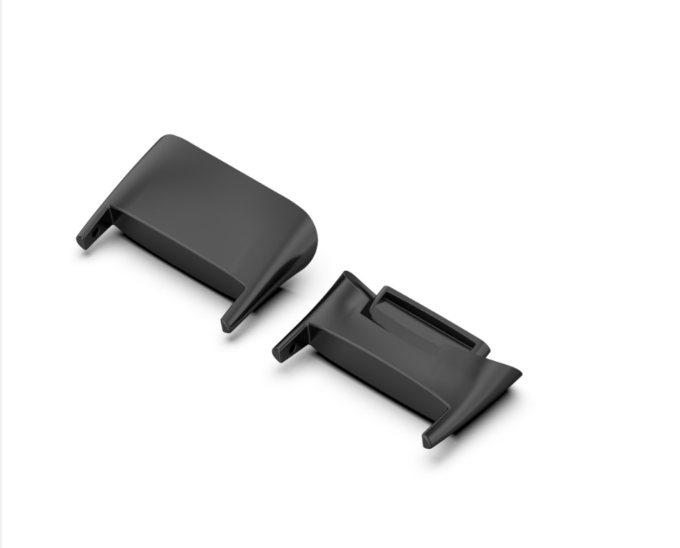 Fb.ad6.mb Angle Black StrapsCo Strap Adapter For Fitbit Charge 5 Stainless Steel Metal 18mm