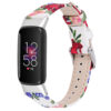 Fb.l44.f5 Main Floral E StrapsCo Smooth Leather Band For Fitbit Luxe Genuine Leather Strap Band