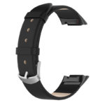 Fb.l45.1 Back Black StrapsCo Genuine Leather Strap For Fitbit Charge 5 Band