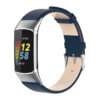 Fb.l45.5 Main Deep Sea Blue StrapsCo Genuine Leather Strap For Fitbit Charge 5 Band