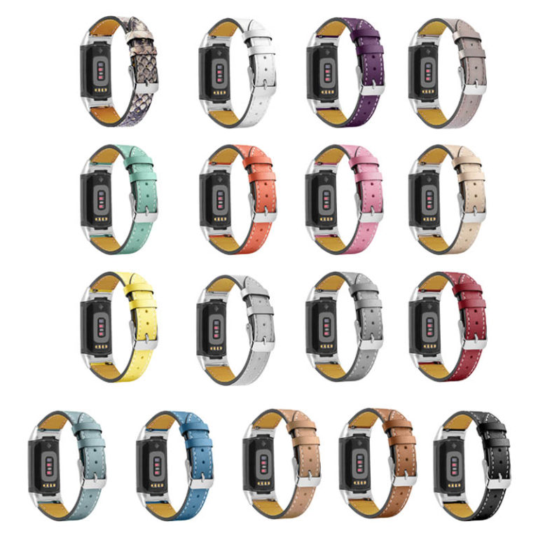 Everyday Leather Band For Fitbit Charge 5 StrapsCo