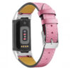 Fb.l46.13 Main Pink StrapsCo Genuine Leather Band For Fitbit Charge 5