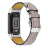 Fb.l46.17 Main Pale Pink StrapsCo Genuine Leather Band For Fitbit Charge 5