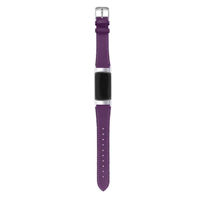 Fb.l46.18 Alternate Purple StrapsCo Genuine Leather Band For Fitbit Charge 5