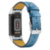 Fb.l46.5 Main Blue StrapsCo Genuine Leather Band For Fitbit Charge 5