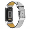 Fb.l46.7a Main Silver StrapsCo Genuine Leather Band For Fitbit Charge 5