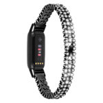 fb.m149.mb Main Black StrapsCo Rhinestone Strap for Fitbit Luxe Stainless Steel Metal