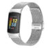 Fb.m153.ss Main Silver StrapsCo Mesh Bracelet For Fitbit Charge 5 Stainless Steel Metal Strap Band