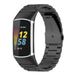 Fb.m155.mb Main Black StrapsCo Stainless Steel Band For Fitbit Charge 5 Metal Strap