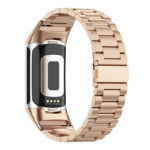 Fb.m155.rg Back Rose Gold StrapsCo Stainless Steel Band For Fitbit Charge 5 Metal Strap