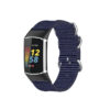 Fb.ny42.5 Main Blue StrapsCo 3 Ring Nylon Strap For Fitbit Charge 5 Canvas Band