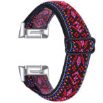 Fb.ny44.15 Main Woven Pattern 9 StrapsCo Pattern Nylon Strap For Fitbit Charge 5 Canvas Band Canvas Band