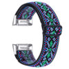Fb.ny44.19 Main Woven Pattern 7 StrapsCo Pattern Nylon Strap For Fitbit Charge 5 Canvas Band Canvas Band