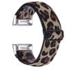 Fb.ny44.3 Main Leopard Print StrapsCo Pattern Nylon Strap For Fitbit Charge 5 Canvas Band Canvas Band