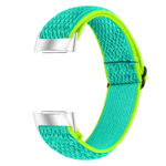 fb.ny45.11.10 Back Turquoise Green StrapsCo Nylon Strap for Fitbit Charge 5 Canvas Band