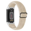 Fb.ny45.17 Main Beige StrapsCo Nylon Strap For Fitbit Charge 5 Canvas Band
