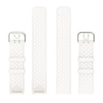 Fb.r71.17 Upright Beige StrapsCo Rubber Sport Band For Fitbit Charge 5 Silicone Strap