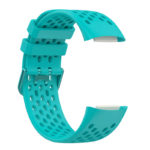 Fb.r71.5b Alternate Aqua StrapsCo Rubber Sport Band For Fitbit Charge 5 Silicone Strap